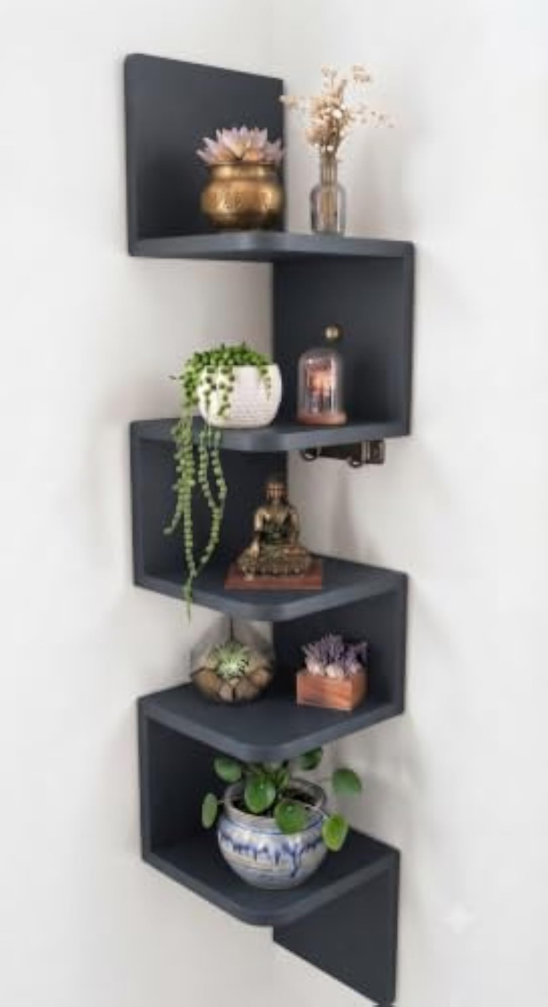 Corner Wall Shelf Set of 5 Tiers