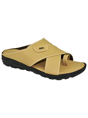 Image of AJANTA Men's Sandals for Men | Casual Walking Office Outdoor Sandals | Lightweight Comfortable Slip-On Footwear for Men | Anti-Skid Travel Daily Wear Open Toe Summer Sandals for Men