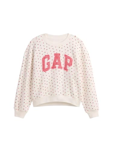 GAP Girls' Logo Relaxed Crew