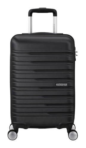 American Tourister Flashline - Spinner S Slim, Handgeck, 55 cm, 34 L, Black (Shadow Black)