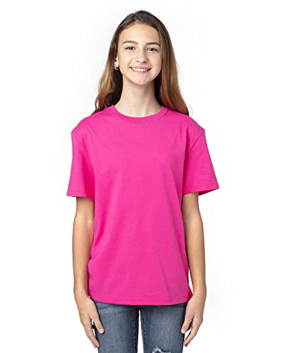 Threadfast Apparel Youth Ultimate T-Shirt XS HOT PINK