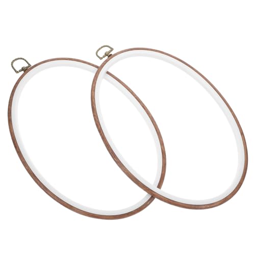 Beatifufu Embroidery Display Racks Plastic Embroidery Circle Lightweight Stand DIY Craft Home Decor Present