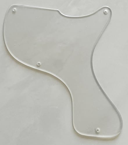 Plektrumschutz für Gibson Les Paul Junior 1958 DC Style Gitarre Pickguard (1-lagig, transparent)