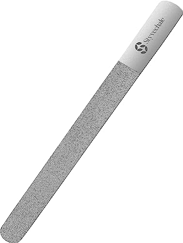 8" Nail File Diamond Deb/Dust Coated Coarse/Rough Toenail Files - Rough and Fine Sided Nail Files Podiatry Manicure Autoclavable (8")