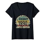 Photo Gallery donna 31 year old legendary retro vintage awesome birthday 1990 maglietta con collo a v Photo Gallery donna 31 year old legendary retro vintage awesome birthday 1990 maglietta con collo a v