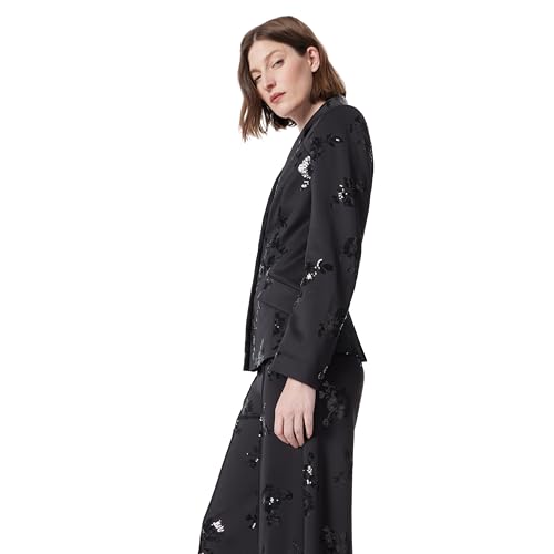 DEE OCLEPPO Women's Angela Seamed Double Button Front Blazer with Lining Standard3