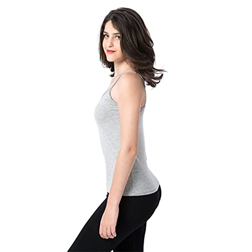 Image of Ibeauti Womens Camisoles Tops with Built in Padded Bra Basic Breathable Tank Top