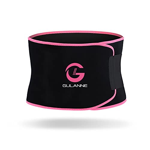 Gulanne Waist Trainer For Women & Man, Sweat Band Waist Trainer Belt, Waist Trimmer Weight Loss Workout Fitness Waist Wrap Belt (M) #TOP1