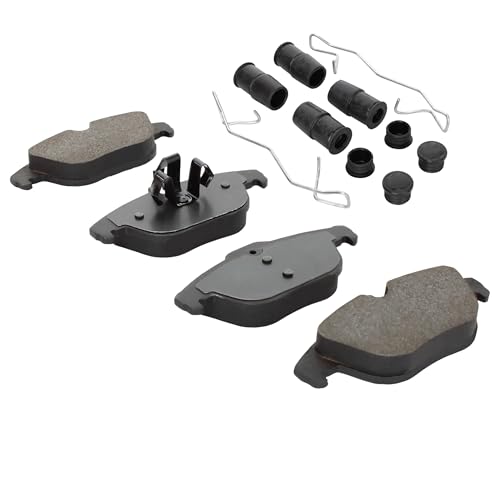 Image of QUALITY-BUILT Rear Ceramic Brake Pads, Premium 1001-1341C, Compatible with 2008-2018 Mercedes-Benz (C180,C200,C250,C280,C300,C350,E350,E400,E550)