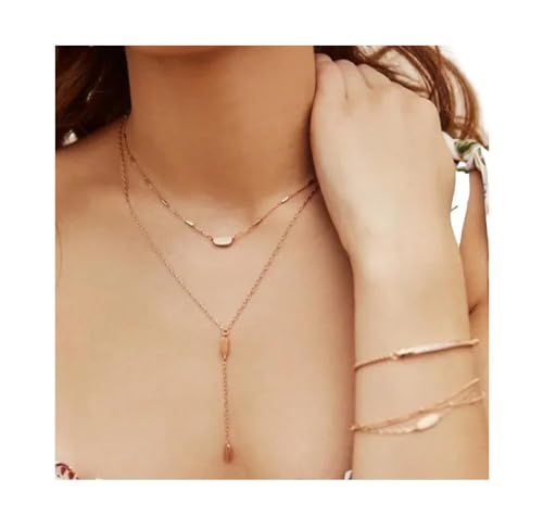 Kendra Scott Women's Fern Y Necklace Rose Gold2