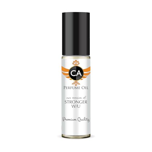 CA Perfume Impression of Stronger W/U for Men Eau De Parfum Amber Fougere Scent Long Lasting Cologne for Men Travel Size TSA Ready for Day and Night Wear 0.33 Fl Oz 10ml