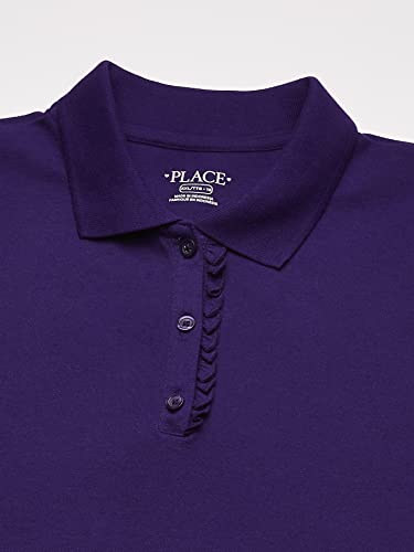 Image of The Children's Place baby-girls And Toddler Short Sleeve Ruffle Pique Polo