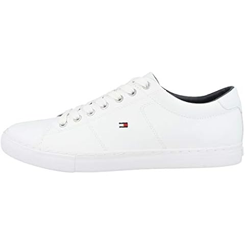 Tommy Hilfiger Essential Leather Trainers White Cover