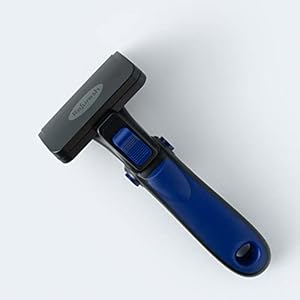 Medium blue deshedding brush for long hair dogs cats  pets  lightweight brush for shedding  grooming  deshedder supplies   cucciolini doodles