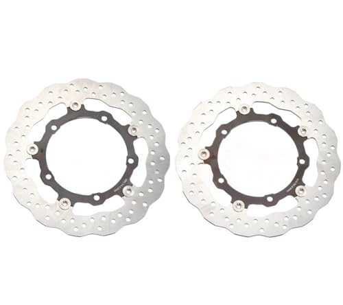 Disque de frein moto pour MT07 et Tenere 700 - Kit de 2 rotors avant robustes