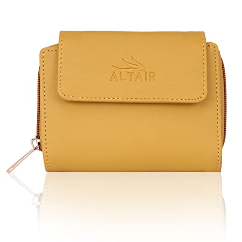 Image of Premium Vegan Leather Women's Wallet | Stylish Durable Clutch Wallet and Lightweight Clutch with Zip Coin Pocket and Card Slot