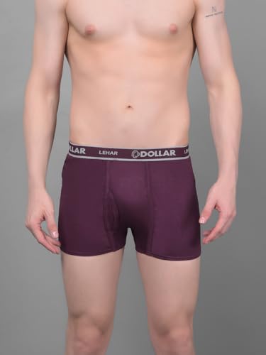 Image of Dollar Lehar Mens Combed Cotton Trunk - Actual Colour May Vary