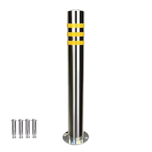 Barrière de sécurité en acier inoxydable 75 cm haute finition pour allée et parking