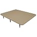 Duérmete Online Base Tapizada 3D Reforzada, Gran Estabilidad con 5 Barras Transversales y 6 Patas metálicas roscadas de 25 cm, Beige, 135 x 190 cm