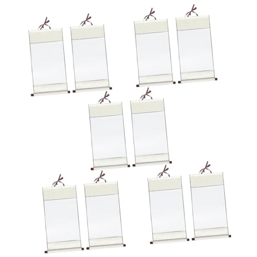Papier à dessin parchemin vierge pour calligraphie et peinture, rouleau suspendu multifonction