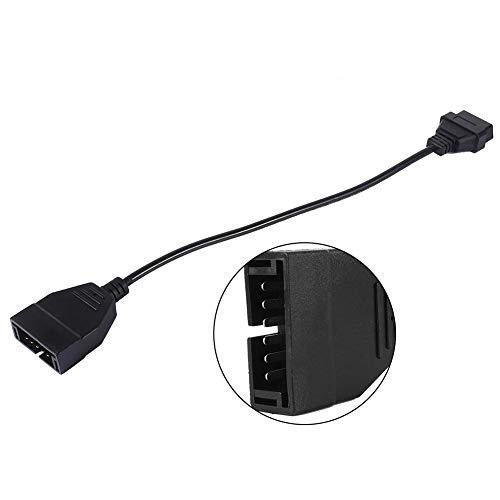 Image of GM 12 Pin to OBDII 16 Pin Cable,Diagnosis OBD II Adapter Scanner Cable Connector for GM