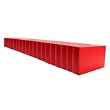 Red Shipping Packaging MEIANJU L10.5xW6.3xH2 inch Hard Corrugated Cardboard Shipping Boxs Gift Wrap Box for Bridesmaid,Anniversary