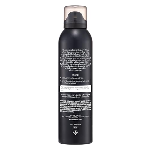 Kristin Ess Dry Heat Protectant Spray - Blow Dry Frizz Control + Shine Enhancing - Anti Humidity Thermal Heat Protectant Spray - Repair + Protect Hair Up to 450 Degrees - Fresh Pear Fragrance (5 oz) - Image 3