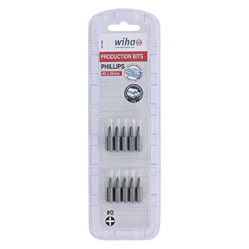 Wiha embouts Phillips 0 de haute précision pour outillage durable