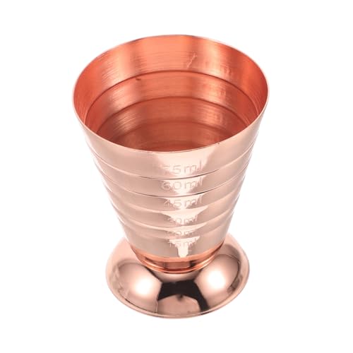 LIFKOME Medidor De Vino Vaso Medidor De Acero Inoxidable Para Coctelería Precisión y Resistencia