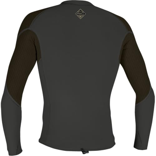 Camiseta para hombre Hyperfreak 1.5mm manga larga, Raven/Army, talla Large miniatura 2