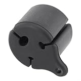 Vasiumic Silicone Fishing Rod Protection Holder Rack with Fixed Ball Stop Puller to Rod Wear, Compatible with Lure Fishing Rods 0.2-1cm(Red)