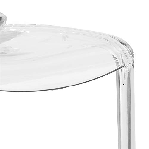 Leisuremod Adler Mid-Century Modern Dining Side Chair, Set Of 2 (Clear) #TOP7