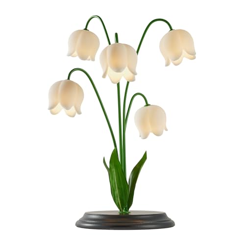 OWBEFERY Lily of the Valley Table Lamp, 17.7 H x 13 W x 13 D - image 8