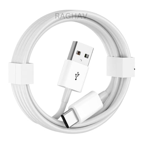 USB to Type-C Cable | 5A Fast Charging, 60W | 1 Meter | White Cable for Iphone | Smartphones | Tablets | Laptops & other Type C devices | 480Mbps Data Sync | Quick Charge 3.0 |(WHITE)-image-8