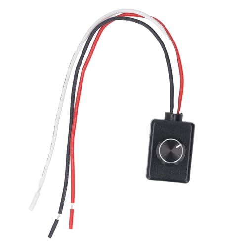 Regulador de brillo 12V con interruptor de perilla duradero y fácil de instalar