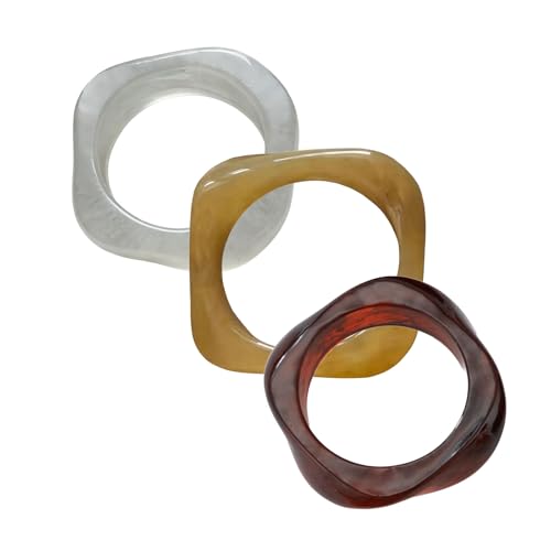 Bracelet géométrique en résine idéal pour votre style urbain quotidien