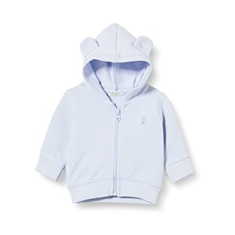 United Colors of Benetton Baby-Jungen Jacke C/CAPP M/L 3j70mm270 Sweatshirt, Celestino Chiaro 081, 62 cm Cover