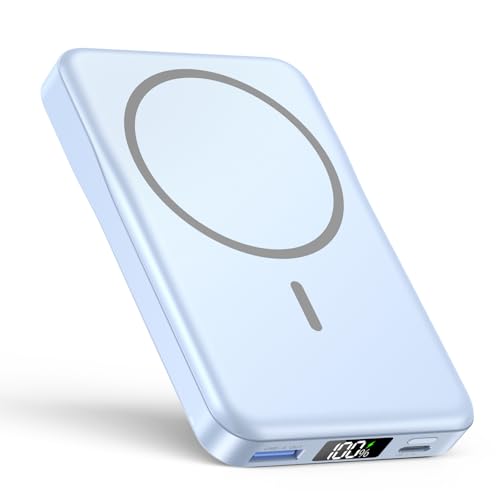 Tragbare Powerbank mit integriertem Ladekabel, kompakter externer Akkupack, Ladegerät für Mobilgeräte