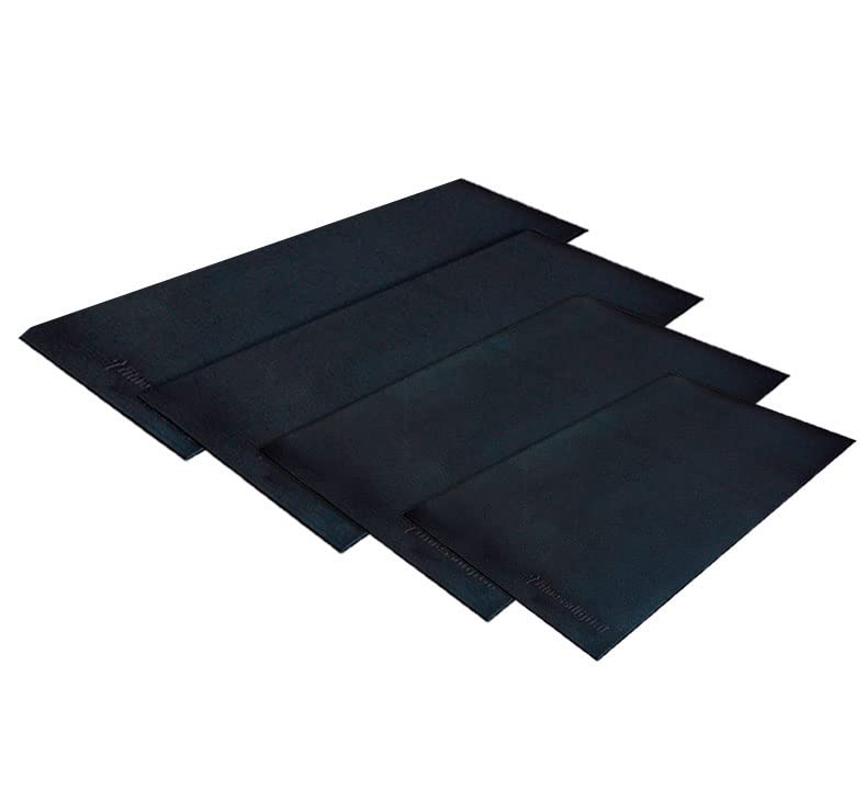 Protector Suelo 227 x 90cm Esterilla Fitness Negra | Grosor 5 mm, Material PVC, Antideslizante, Repelente Al Agua Y Sudor