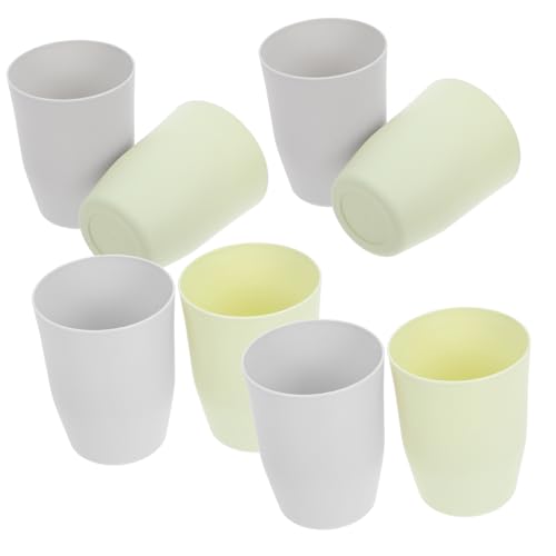 Homoyoyo 10Piezas Taza de Enjuague Bucal Reutilizable Soporte para Almacenamiento Compacto