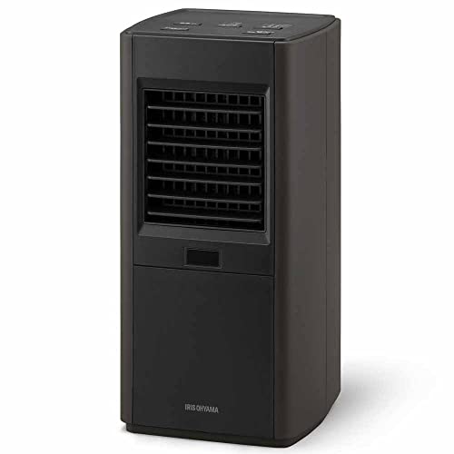 アイリスオーヤマ ヒーター セラミックファンヒーター 人感センサー付き 節電 省エネ 大風量 首振りタイプ 600/1000W/1200W 3段階温度調整 転倒オフ機能 速暖 小型 コンパクト スリム コンパクト ACH-SM12A-T ブラウン