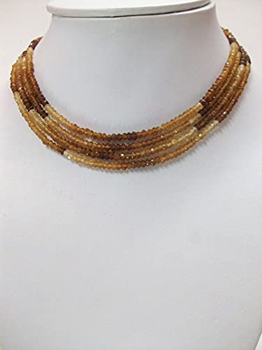 Garnet hessonite perles rondelles 3.50 mm pour éliminer les défauts de vos bijoux