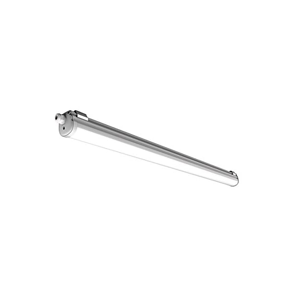 pureled 36W LED Feuchtraumleuchte IP65 120cm Wannenleuchte Neutralweiß 4000K Werkstatt Garage Keller (1er Set)