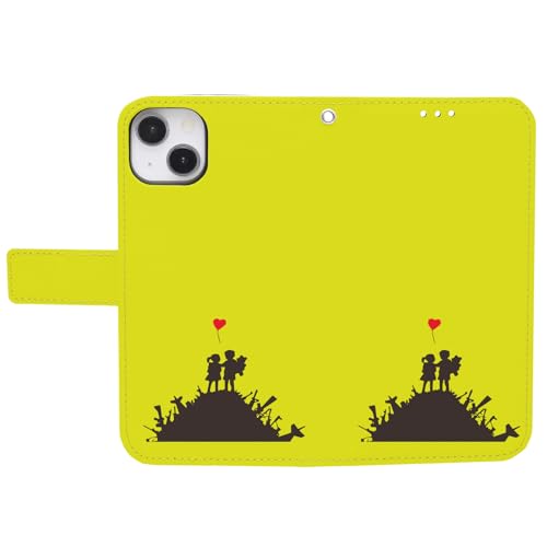 ONLYOU iphone 17 pro max 用 ケース 手帳型 いphone17promax用ケース アート かわいい バンクシー Banksy カラー24 韓国 手帳型ケース diary case アイフォン17プロマックス対応ケース (11. ラ