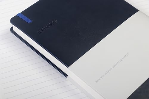 Image of A5 Lined Hardcover Notebook, 100 GSM Paper, Midnight Blue