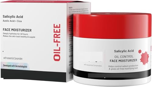 RA Oil Control Face Moisturiser| 0.5% Salicylic Acid | Oil Control | Mineral Oil & Petroleum Free | 50 gm