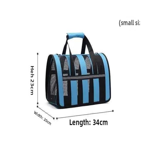 Sac à main pliable vert S pour chien et chat transportable
