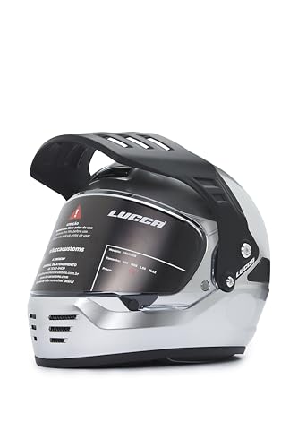 Capacete Cruiser Glossy Chrome Lucca Customs