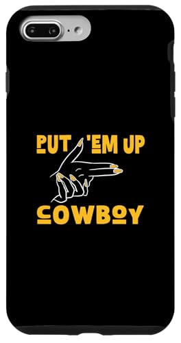 University Varsity-�S�[���h�J���[ Put 'em Up Cowboy �X�}�z�P�[�X iPhone 7 Plus/8 Plus �p