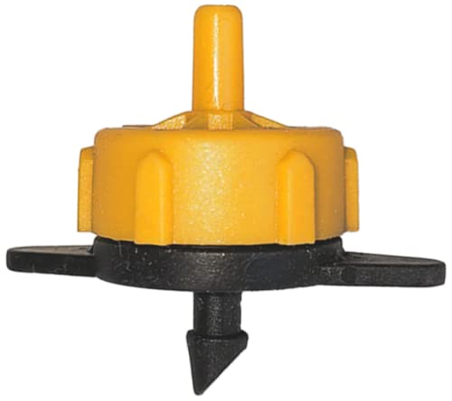 Midas Drip 1/2 GPH, 50 Pack, Pressure Compensating Drippers | Irrigation Drip Emitters | PC Line Irrigation Drippers | Water Saving Drip Irrigation System Parts | Maintains Constant Flow Rate